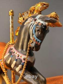 Vintage American Carousel Horse Figurine 706/2500 Third Edition Jeweled Horsesho