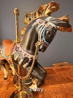Vintage American Carousel Horse Figurine 706/2500 Third Edition Jeweled Horsesho
