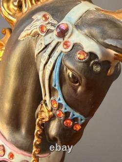 Vintage American Carousel Horse Figurine 706/2500 Third Edition Jeweled Horsesho