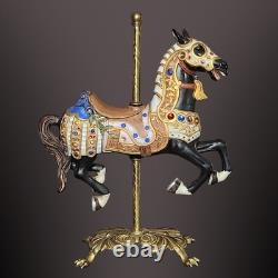 Vintage American Porcelain Carousel by Tobin Fraley Signed Numbered 7336/9500
