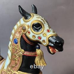 Vintage American Porcelain Carousel by Tobin Fraley Signed Numbered 7336/9500