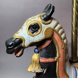 Vintage American Porcelain Carousel by Tobin Fraley Signed Numbered 7336/9500