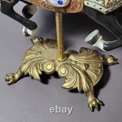 Vintage American Porcelain Carousel by Tobin Fraley Signed Numbered 7336/9500