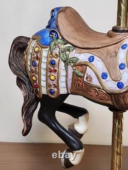 Vintage American Porcelain Carousel by Tobin Fraley Signed Numbered 7336/9500