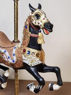 Vintage American Porcelain Carousel by Tobin Fraley Signed Numbered 7336/9500