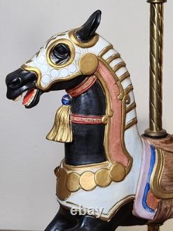 Vintage American Porcelain Carousel by Tobin Fraley Signed Numbered 7336/9500