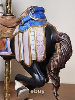 Vintage American Porcelain Carousel by Tobin Fraley Signed Numbered 7336/9500