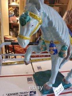 Vintage Andrea by Sadek Horse figurine porcelain carousel