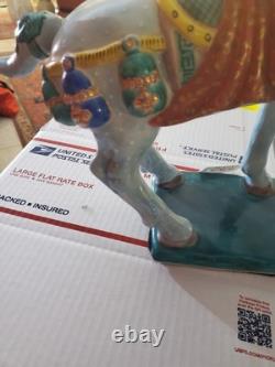 Vintage Andrea by Sadek Horse figurine porcelain carousel