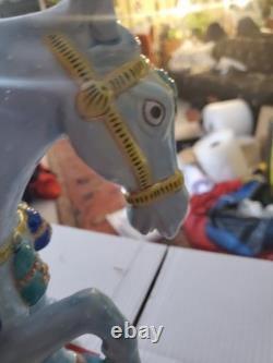 Vintage Andrea by Sadek Horse figurine porcelain carousel