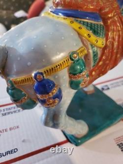 Vintage Andrea by Sadek Horse figurine porcelain carousel