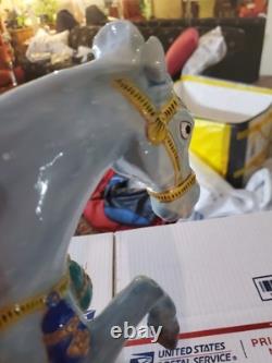 Vintage Andrea by Sadek Horse figurine porcelain carousel