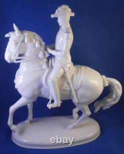Vintage Augarten Porcelain Lipizzan Stallion Horse Rider Figurine Figure Vienna Vintage Augarten Porcelain Lipizzan Stallion Horse Rider Figurine Figure Vienna