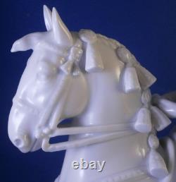 Vintage Augarten Porcelain Lipizzan Stallion Horse Rider Figurine Figure Vienna