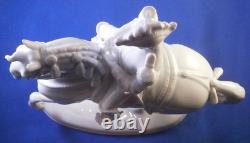Vintage Augarten Porcelain Lipizzan Stallion Horse Rider Figurine Figure Vienna