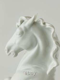 Vintage Augarten Vienna Porcelain Horse Figurine by Jarl S Handcrafted Porcelain