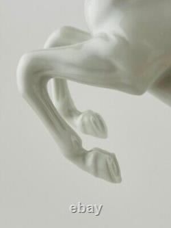 Vintage Augarten Vienna Porcelain Horse Figurine by Jarl S Handcrafted Porcelain