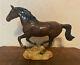 Vintage Beswick Porcelain Galloping Bay Running Horse Figurine, 1374 England