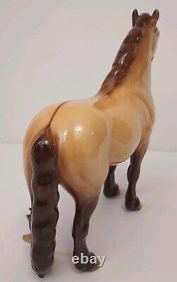 Vintage Beswick 7 Highland Pony Mackionneach (Leg Repaired)