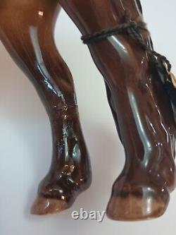 Vintage Beswick 7 Highland Pony Mackionneach (Leg Repaired)