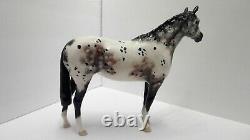 Vintage Beswick Black White Brown Spotted Appaloosa Horse Rare Beauty