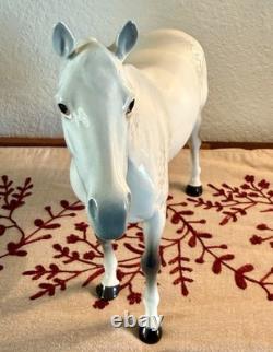 Vintage Beswick England Dapple Gray Horse Figurine 11.5 X 14 Excellent