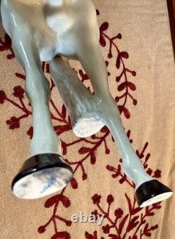 Vintage Beswick England Dapple Gray Horse Figurine 11.5 X 14 Excellent