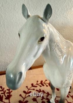 Vintage Beswick England Dapple Gray Horse Figurine 11.5 X 14 Excellent