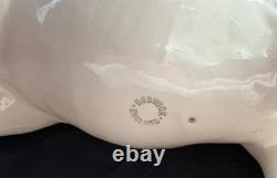 Vintage Beswick Horse Grey Shire Mare Porcelain Rare Horse Yellow Mane