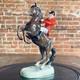 Vintage Beswick Uk England Huntsman On Brown Rearing Horse Model #868