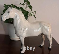 Vintage Beswick Welsh Cob, Standing, First Version, Colourway Grey, Gloss, HTF