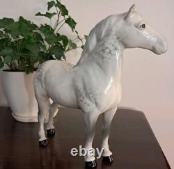Vintage Beswick Welsh Cob, Standing, First Version, Colourway Grey, Gloss, HTF