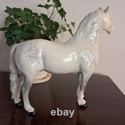 Vintage Beswick Welsh Cob, Standing, First Version, Colourway Grey, Gloss, HTF