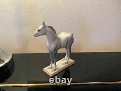 Vintage Boehm Porcelain England Arabian White Horse Figurine