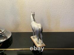 Vintage Boehm Porcelain England Arabian White Horse Figurine