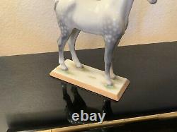 Vintage Boehm Porcelain England Arabian White Horse Figurine