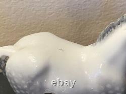 Vintage Boehm Porcelain England Arabian White Horse Figurine