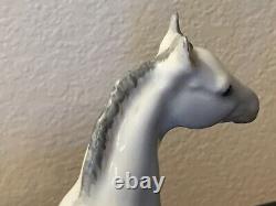 Vintage Boehm Porcelain England Arabian White Horse Figurine