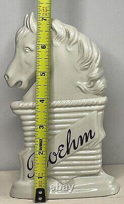 Vintage Boehm Porcelain Iconic White Horse Head Advertising Display Sign