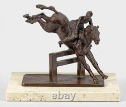 Vintage Bronze Statue Sterett-Gittings Kelsey Equestrian Royal Copenhagen Horse
