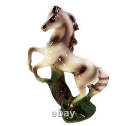 Vintage California Pottery Ceramic Horse Figurine Equestrian MCM Large Stunning