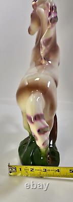 Vintage California Pottery Ceramic Horse Figurine Equestrian MCM Large Stunning