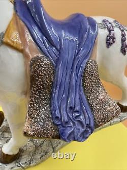 Vintage Carousel Horse/Hand Painted/Large