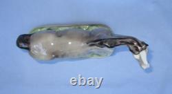 Vintage Ceramic Horse figurine TB Man Of War Goldscheider USA grey Everlast