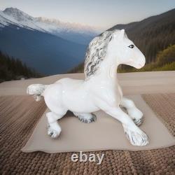 Vintage Ceramic Stunning Stallion Gift For Horse Lovers Equestrian Enthusiasts