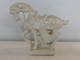 Vintage Chinese Tang Dynasty Style White Ceramic Horse Figurine