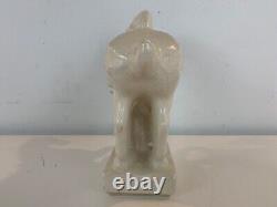 Vintage Chinese Tang Dynasty Style White Ceramic Horse Figurine