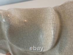 Vintage Chinese Tang Dynasty Style White Ceramic Horse Figurine