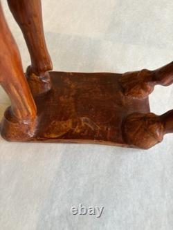 Vintage Chinese Tang Style Sancai Glazed Ceramic Horse Figurine War Horse