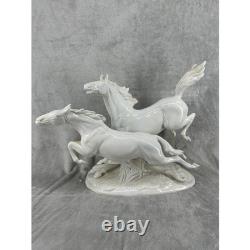 Vintage Cuernavaca Horses White Porcelain Running Figures 20